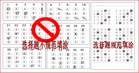 成人高考考试答题卡样式(图)